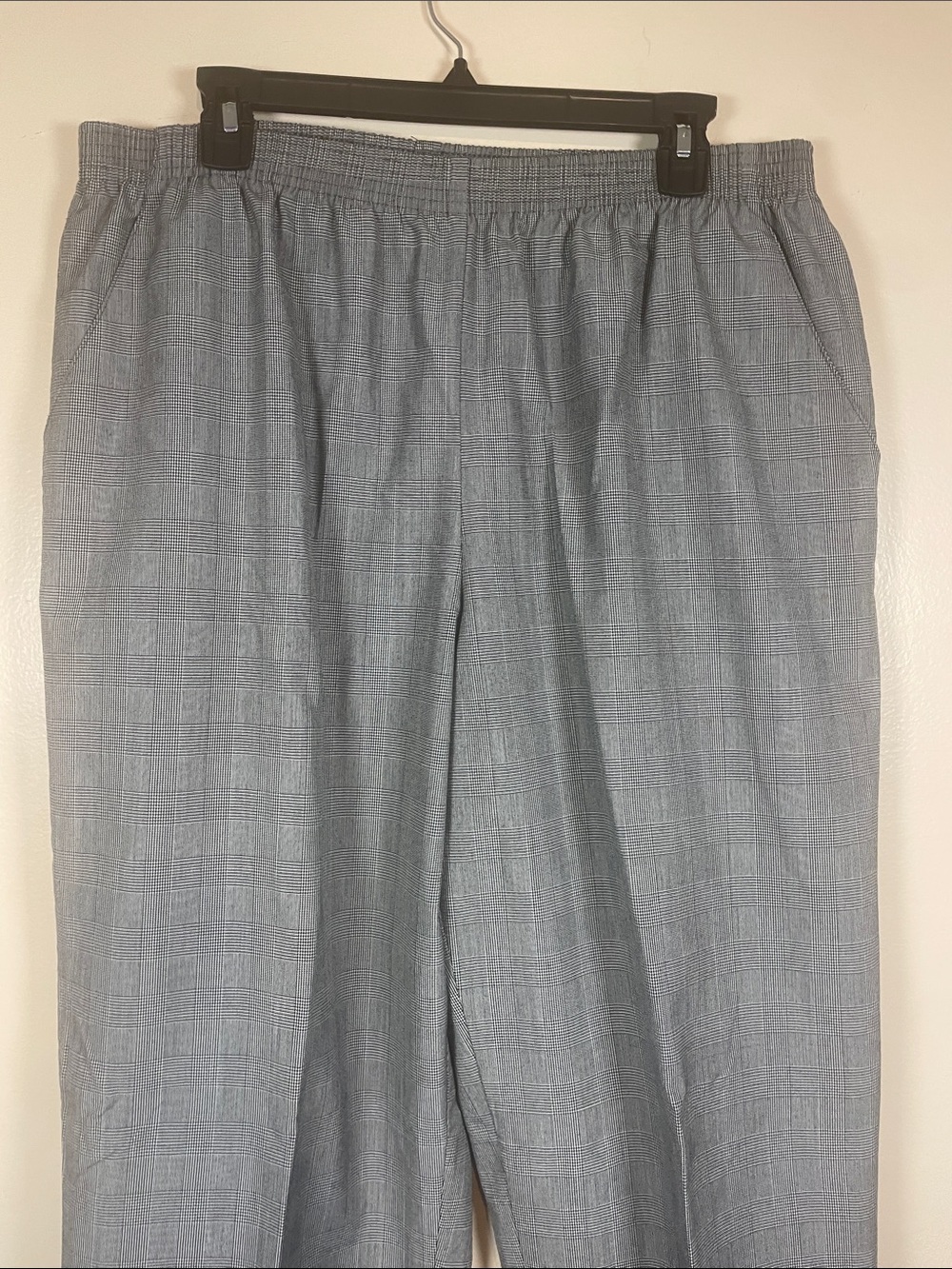 Gray women’s  Dress Pants with Elastic Waist Briggs New York 18S Plus Size 18S
